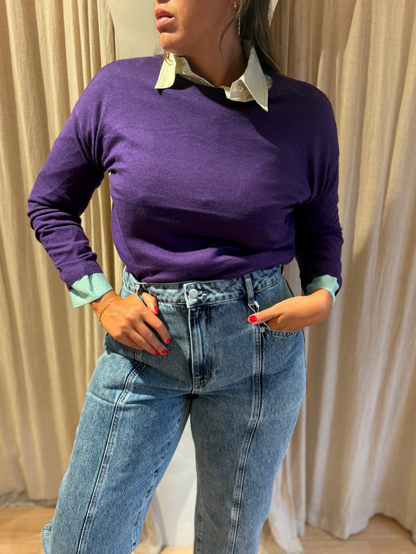 Pull aselya - violet