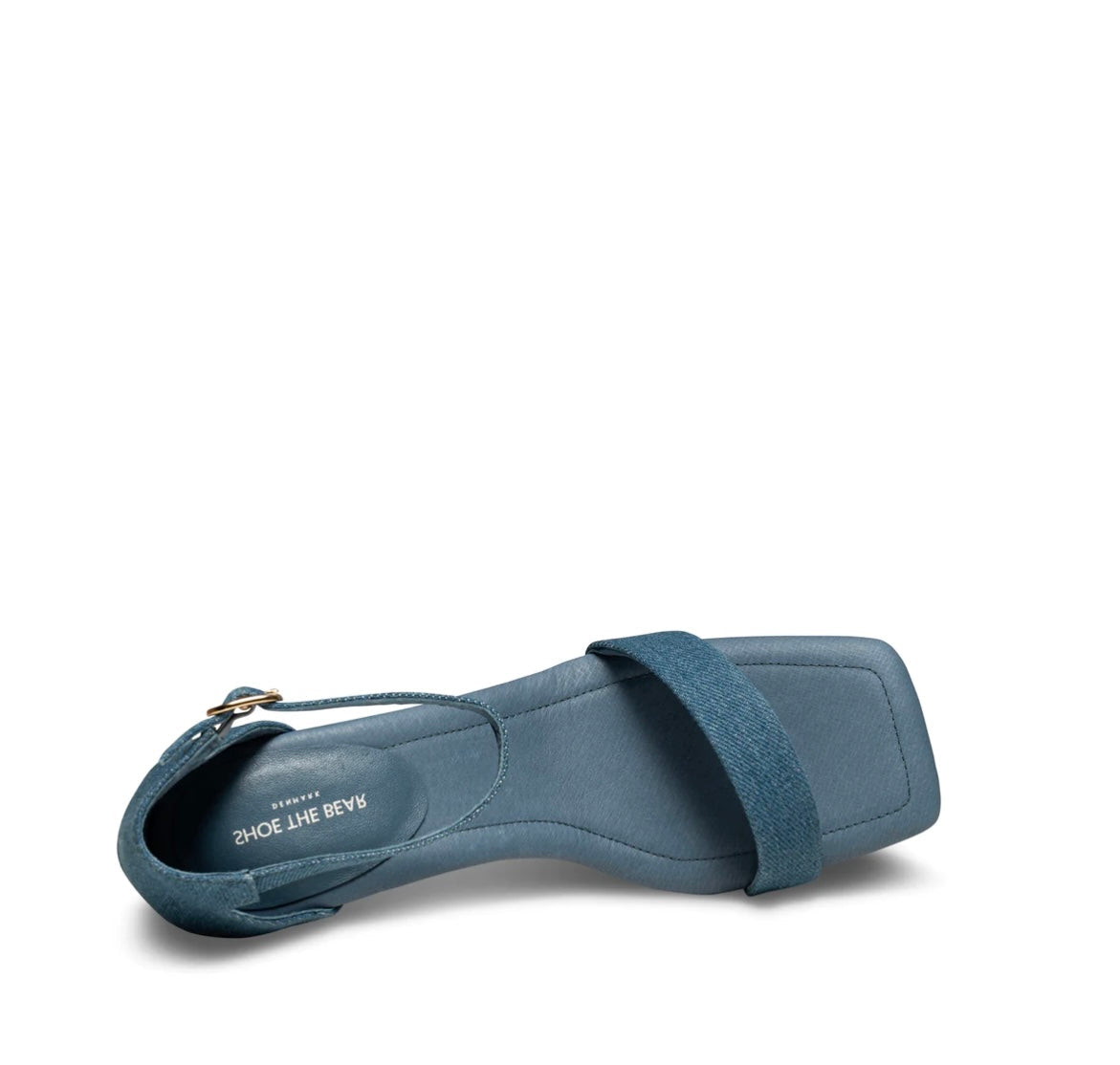 LEAH ANKLE STRAP - DENIM