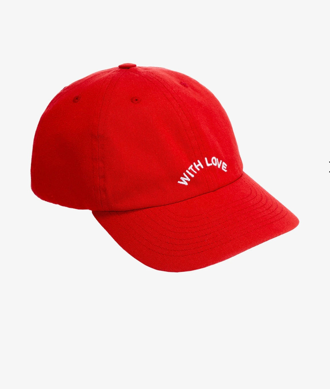 CAP with graphic - red
