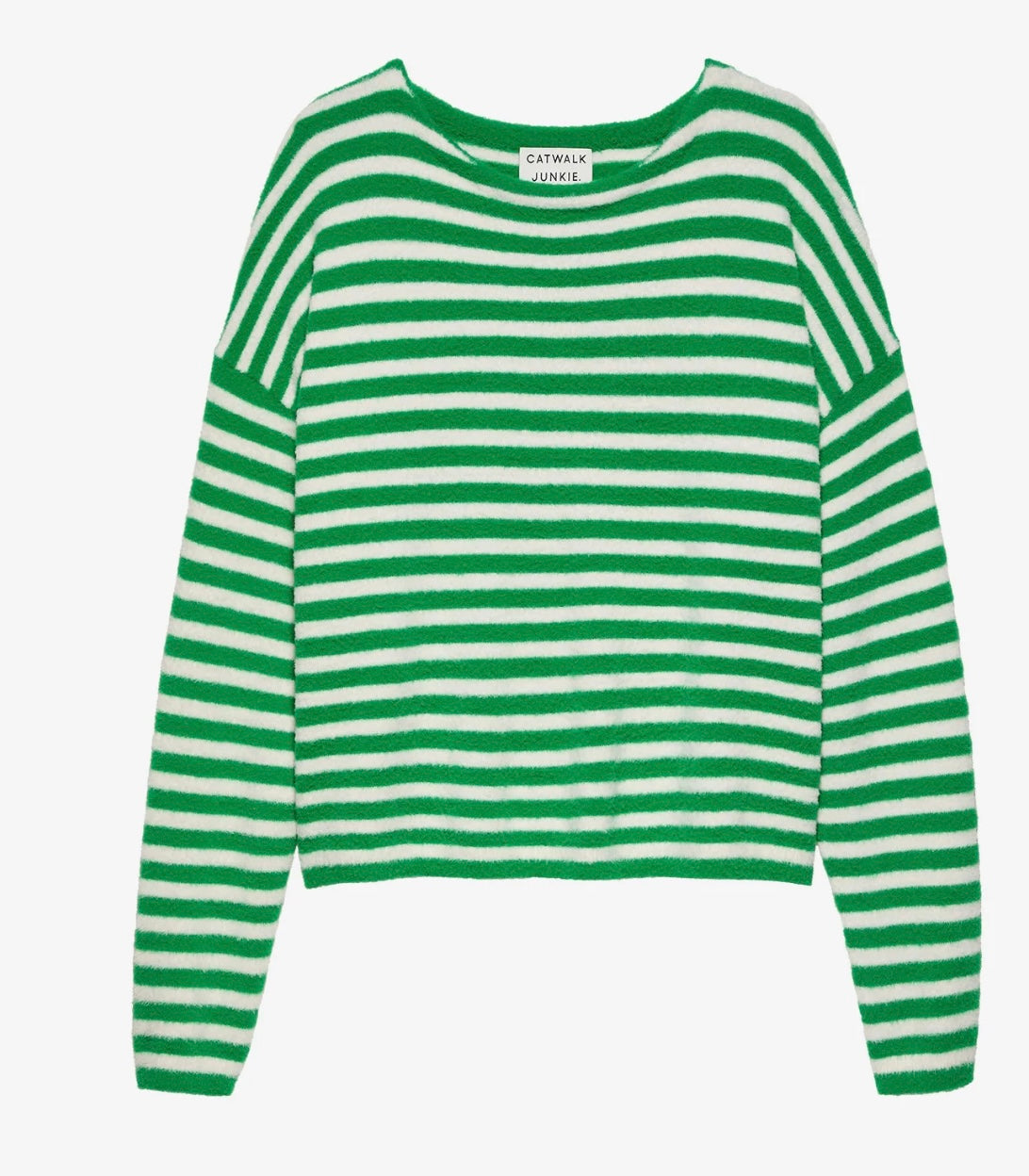 Relaxed soft stripe - Kelly bean