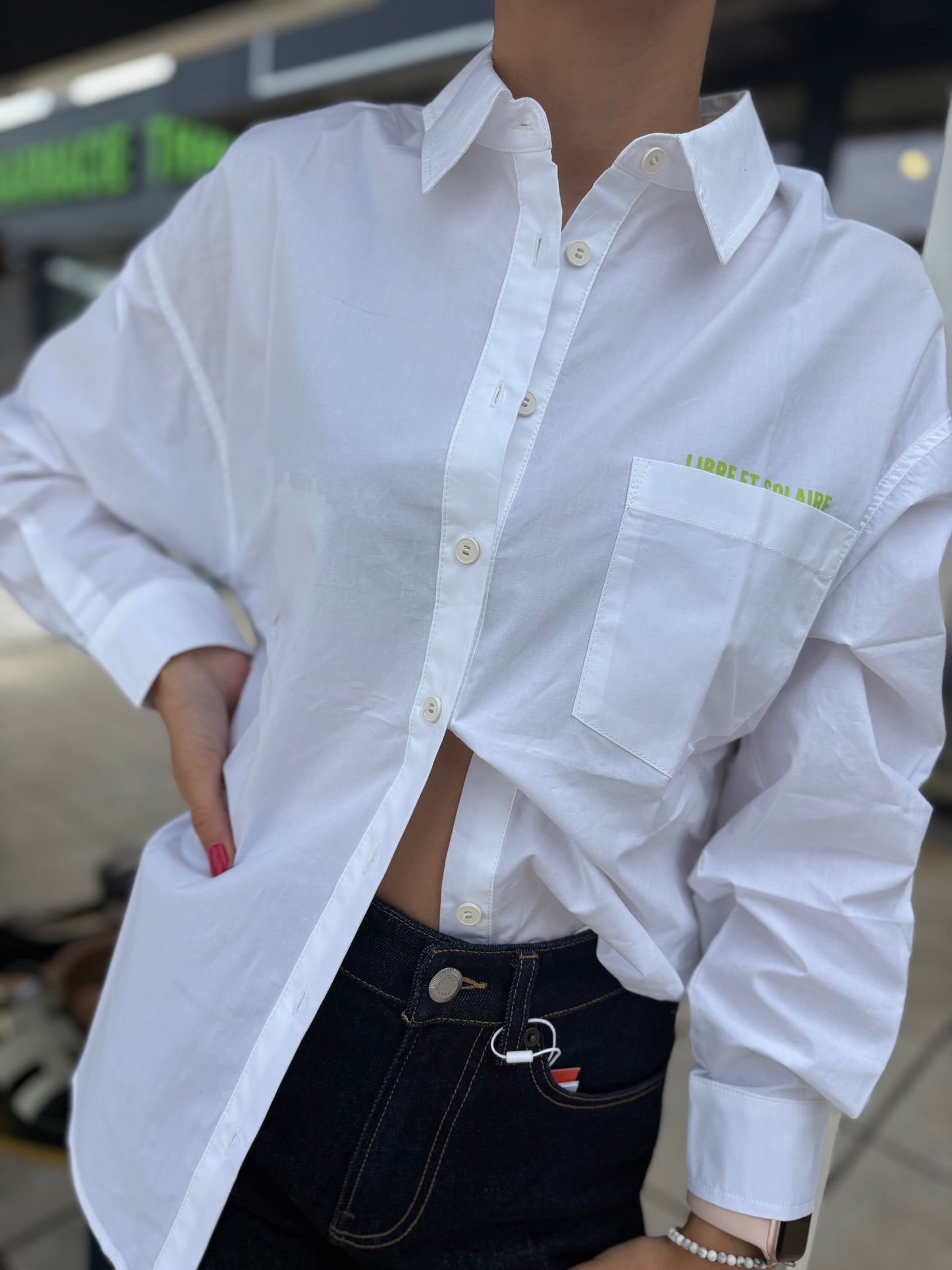 Chemise candy - blanc