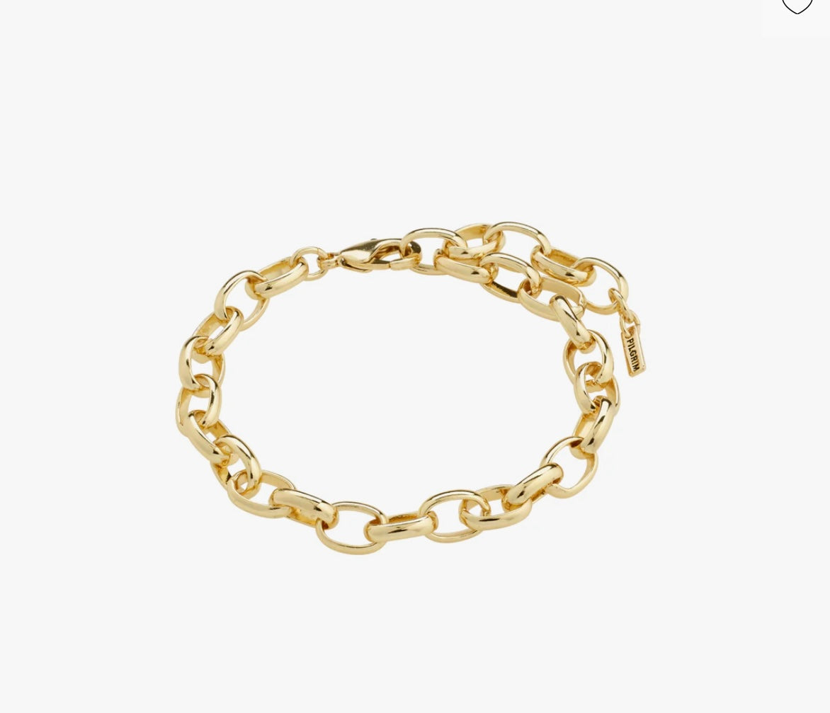 CHARM bracelet gold -plated