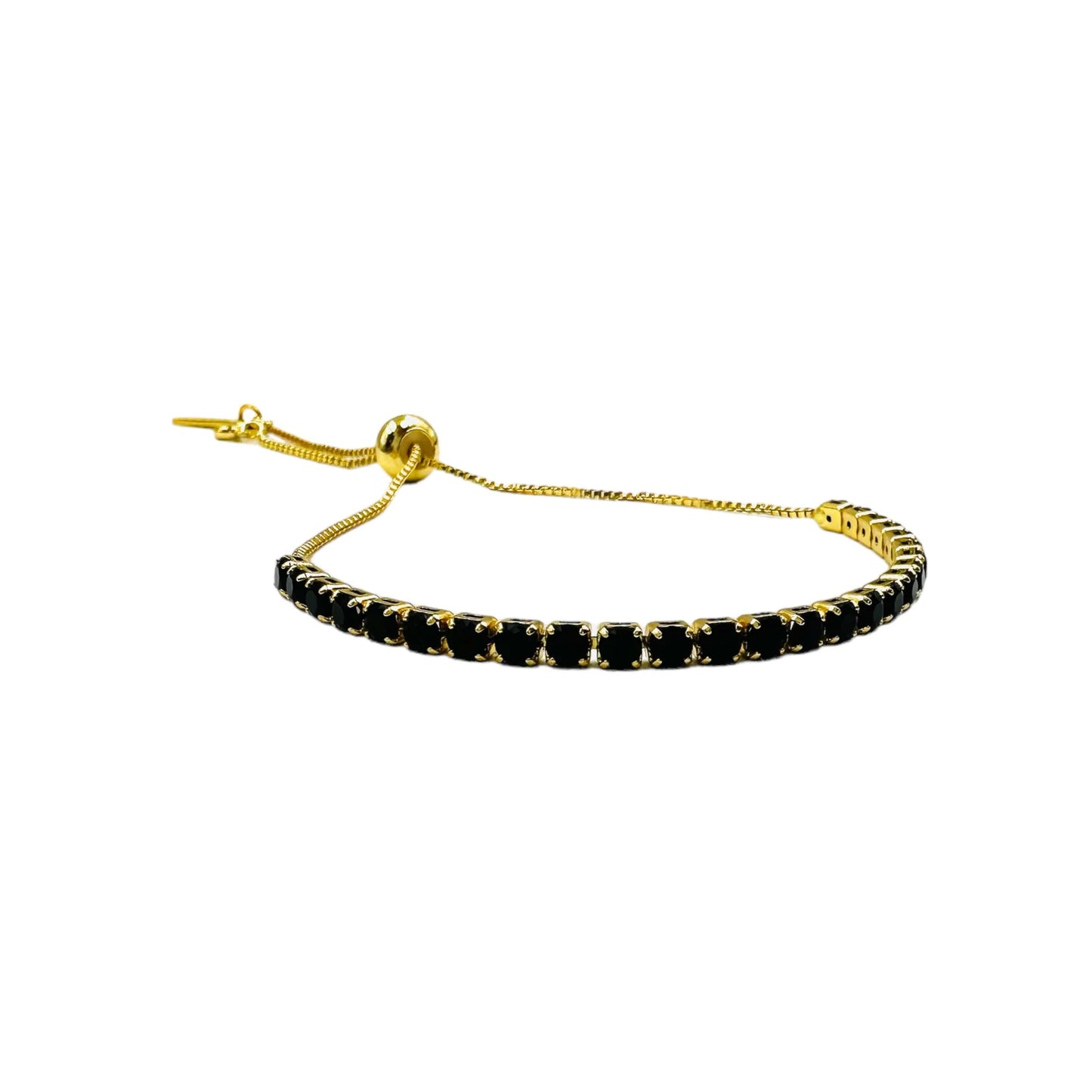 BRACELET TENNIS PARTY - black