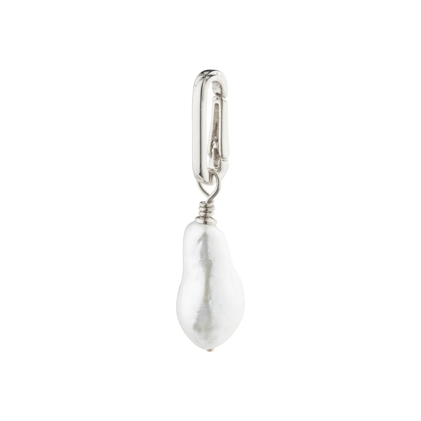 BRELOQUE PENDENTIF PERLE D'EAU DOUCE - silver