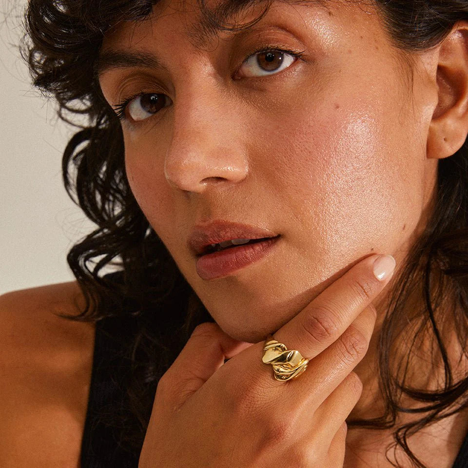 OFIRA BAGUE RECYCLÉE - gold