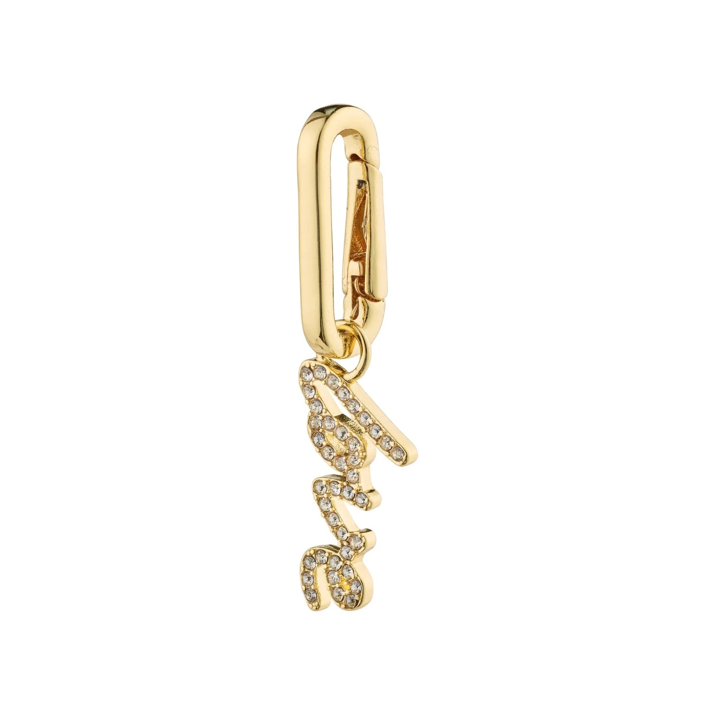 BRELOQUE PENDENTIF AMOUR RECYCLÉ - gold