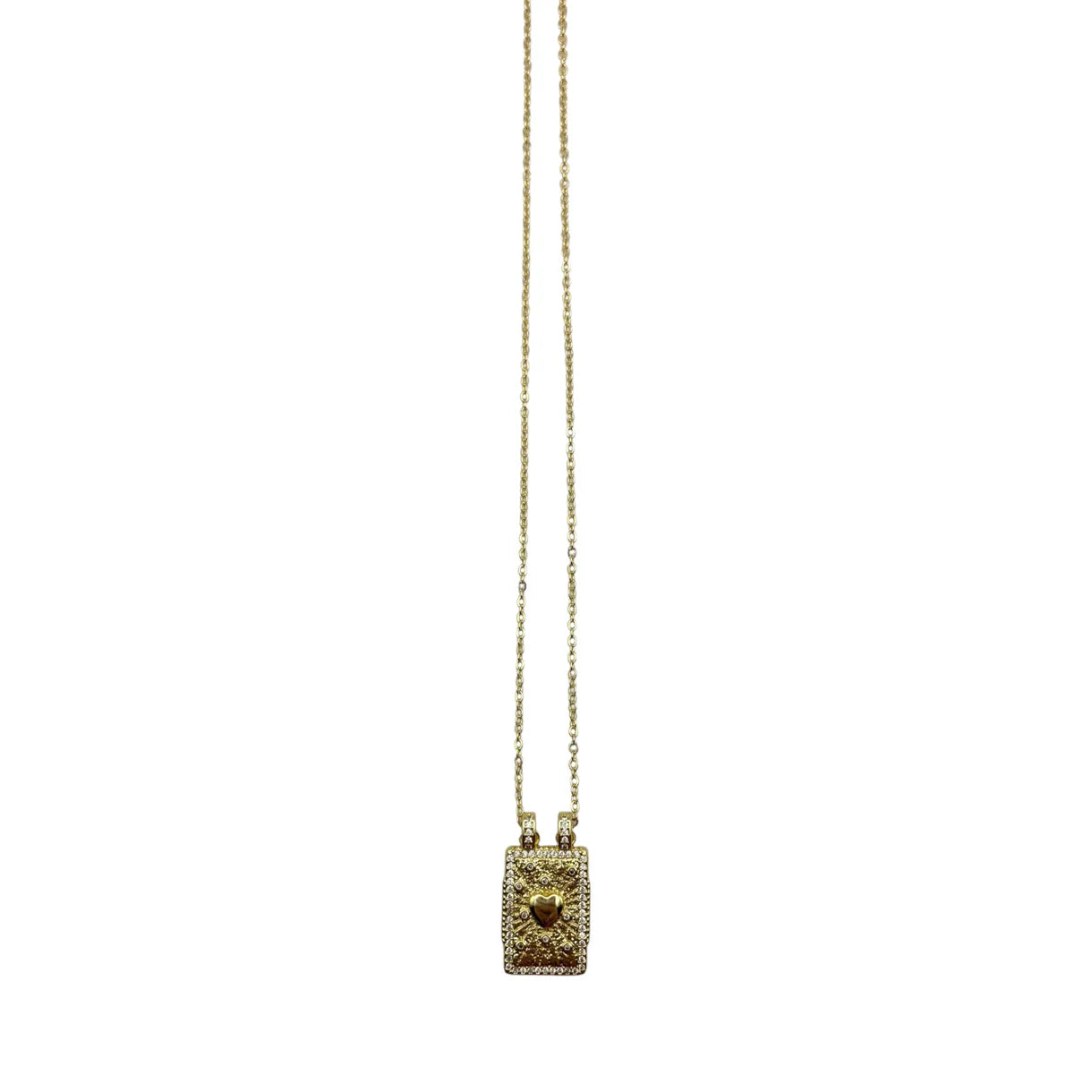 NECKLACE TALISMAN GOLD HEART