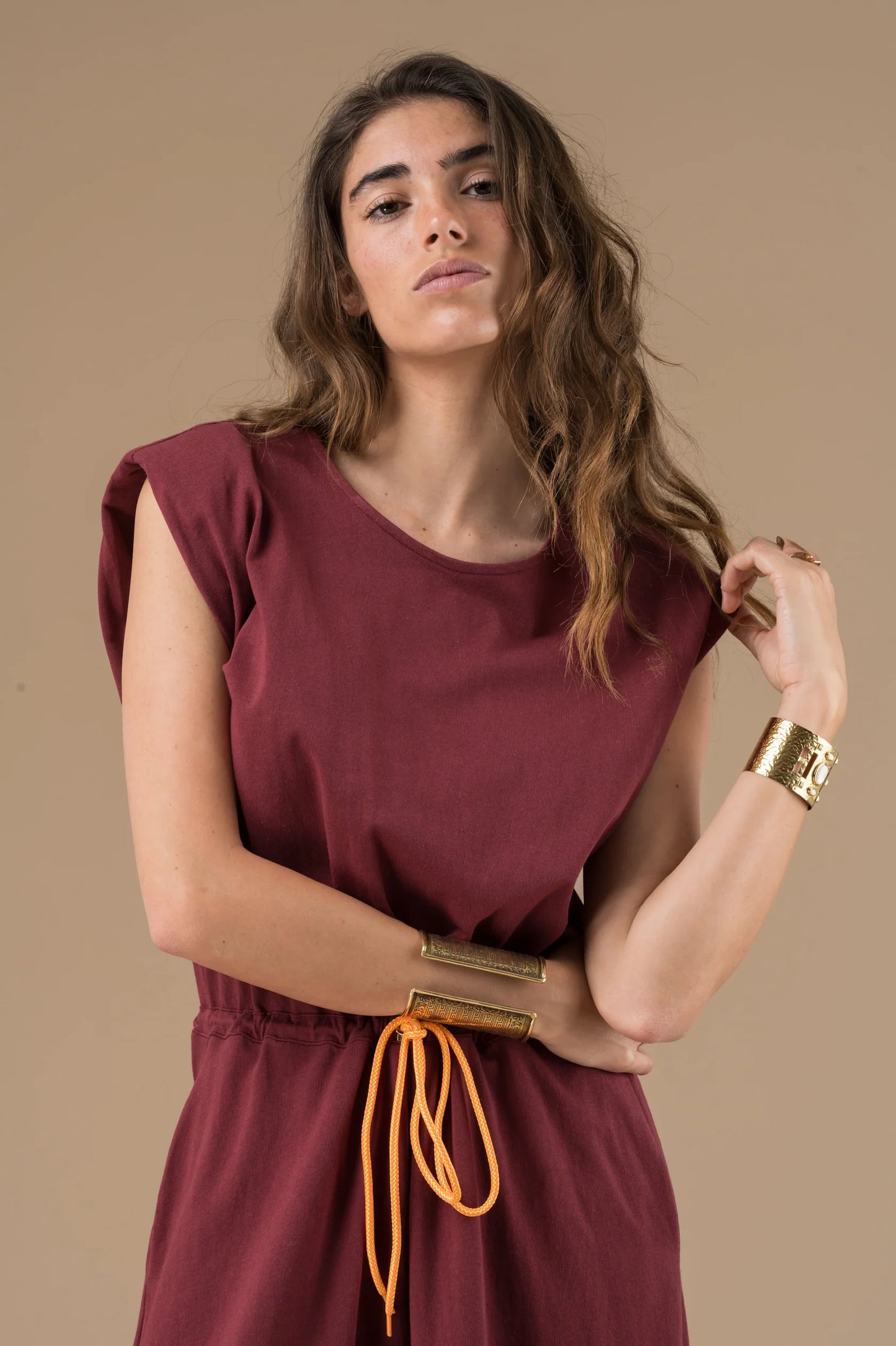 Margareth robe burgundy
