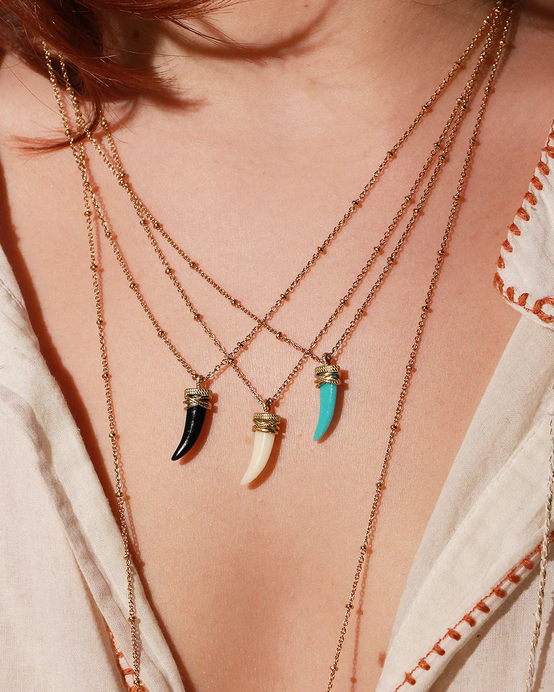 Collier Tribu noir