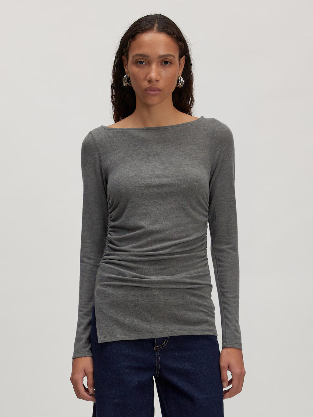 Imelda longsleeve - dark grey