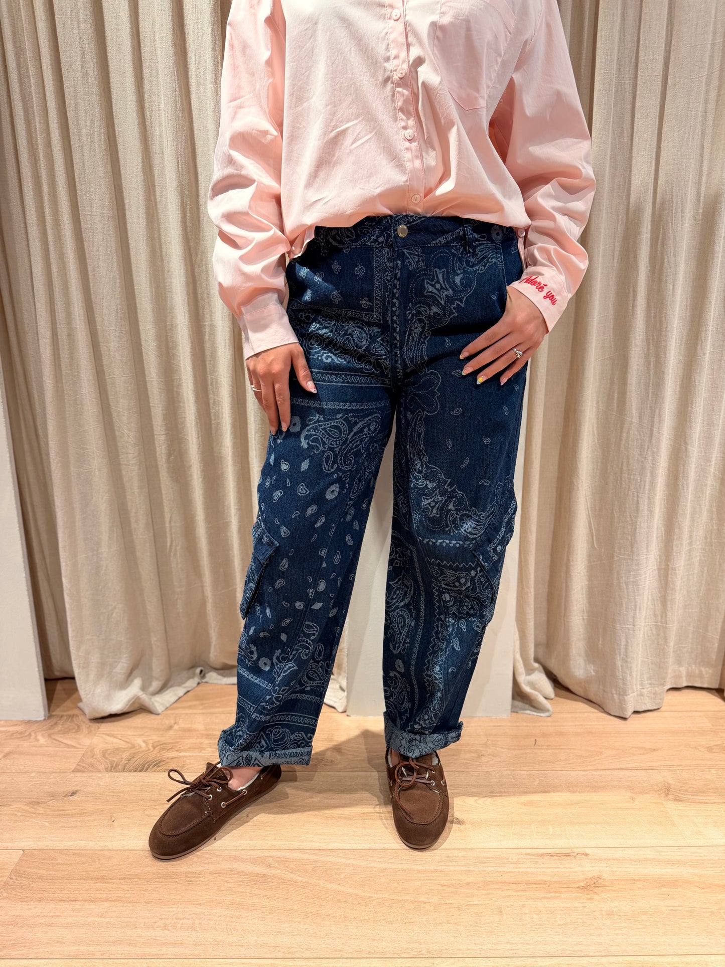 Timéo pantalon bandana denim