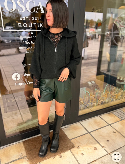 Silvia short pu - pine