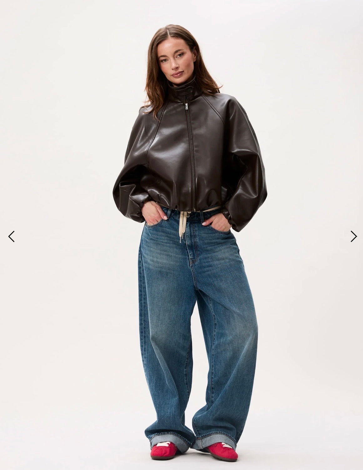 Vegan leather  jacket