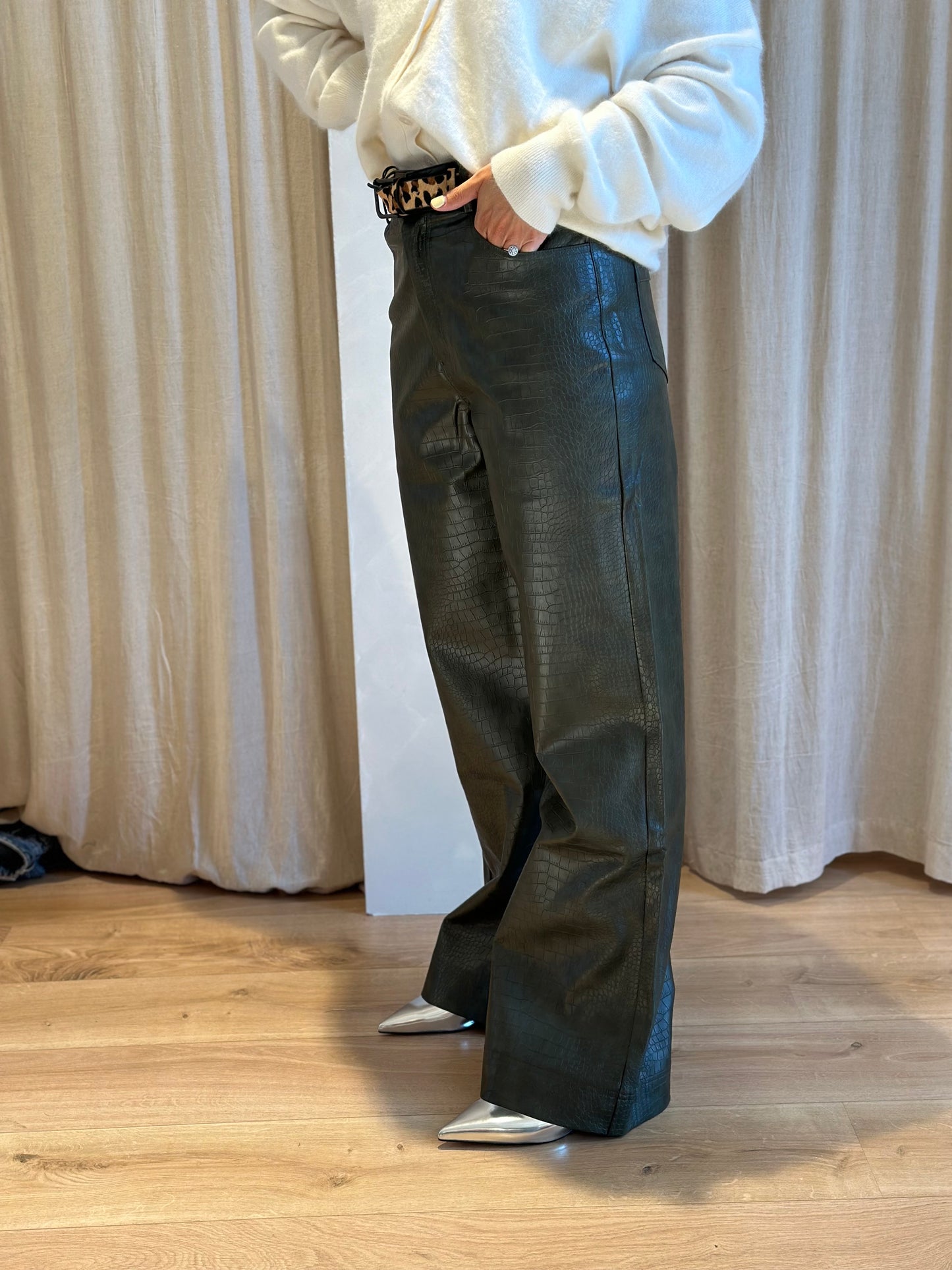 Pantalon cherry - kaki