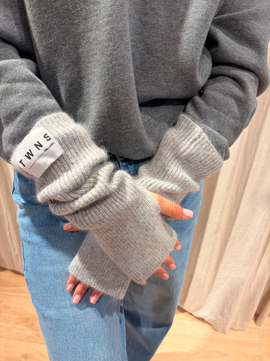 Loveland mittens gris perlé