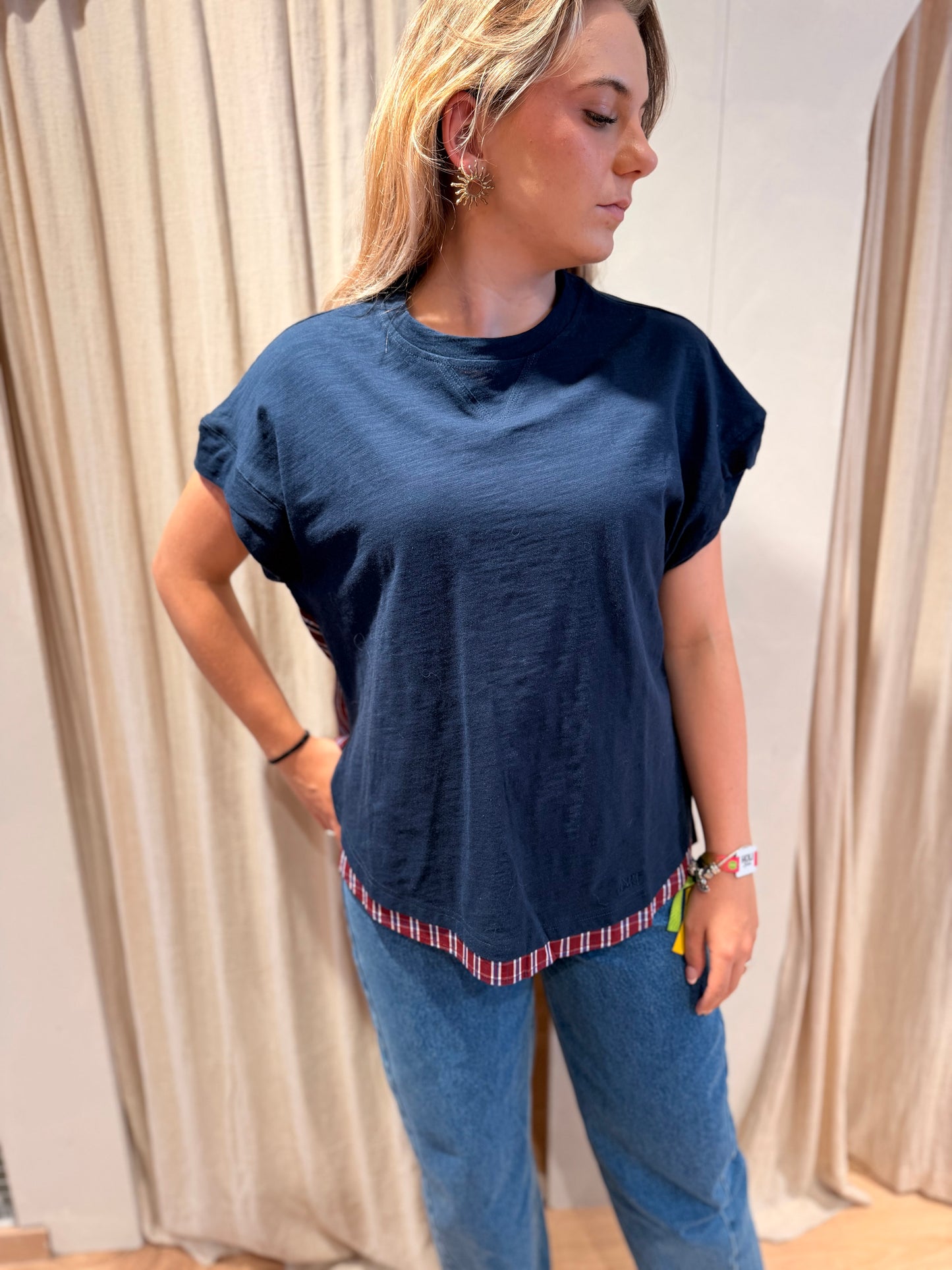 Estuve tshirt bleu éléctrique t-shirt