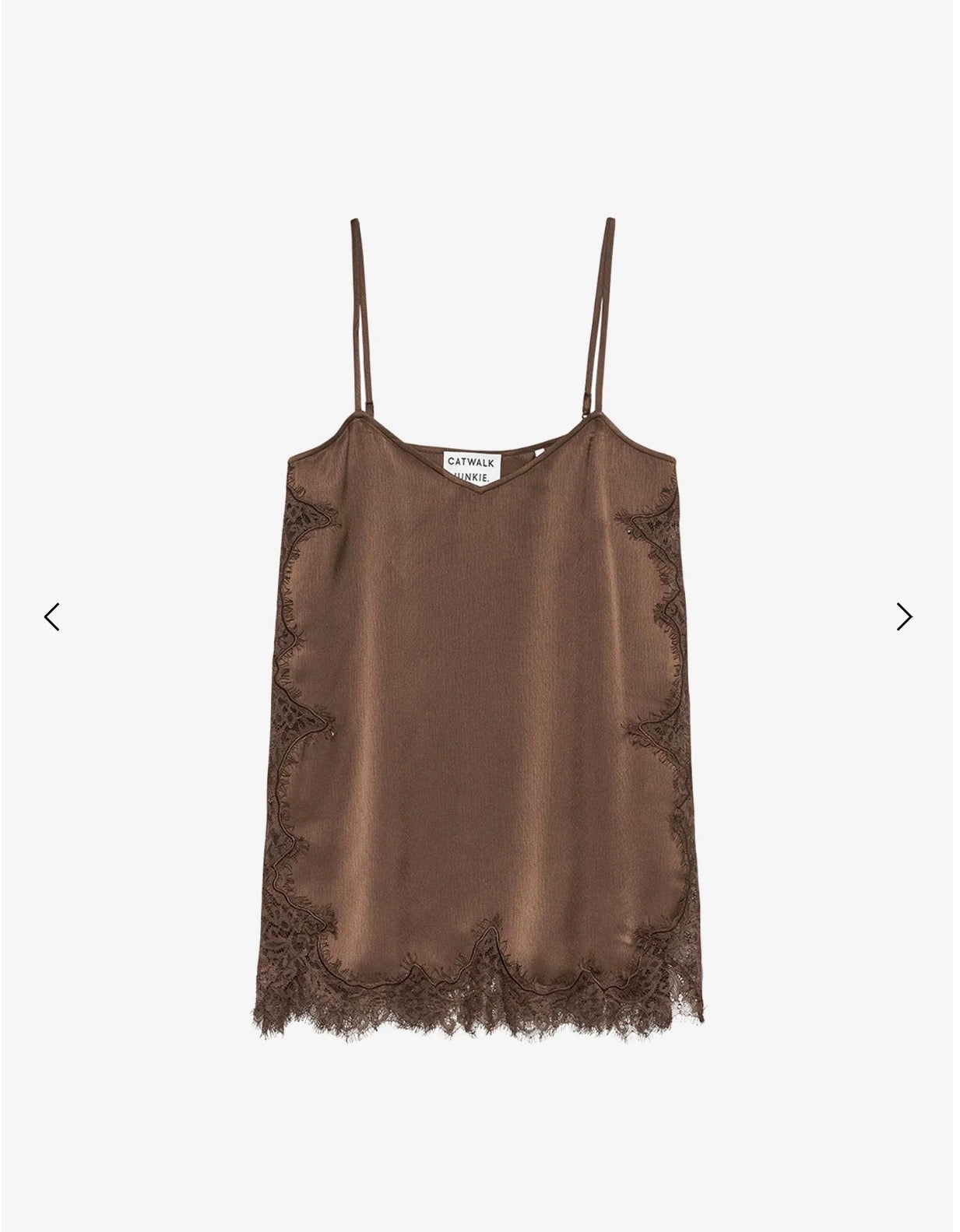 Lace spaghetti top - Rocky Road