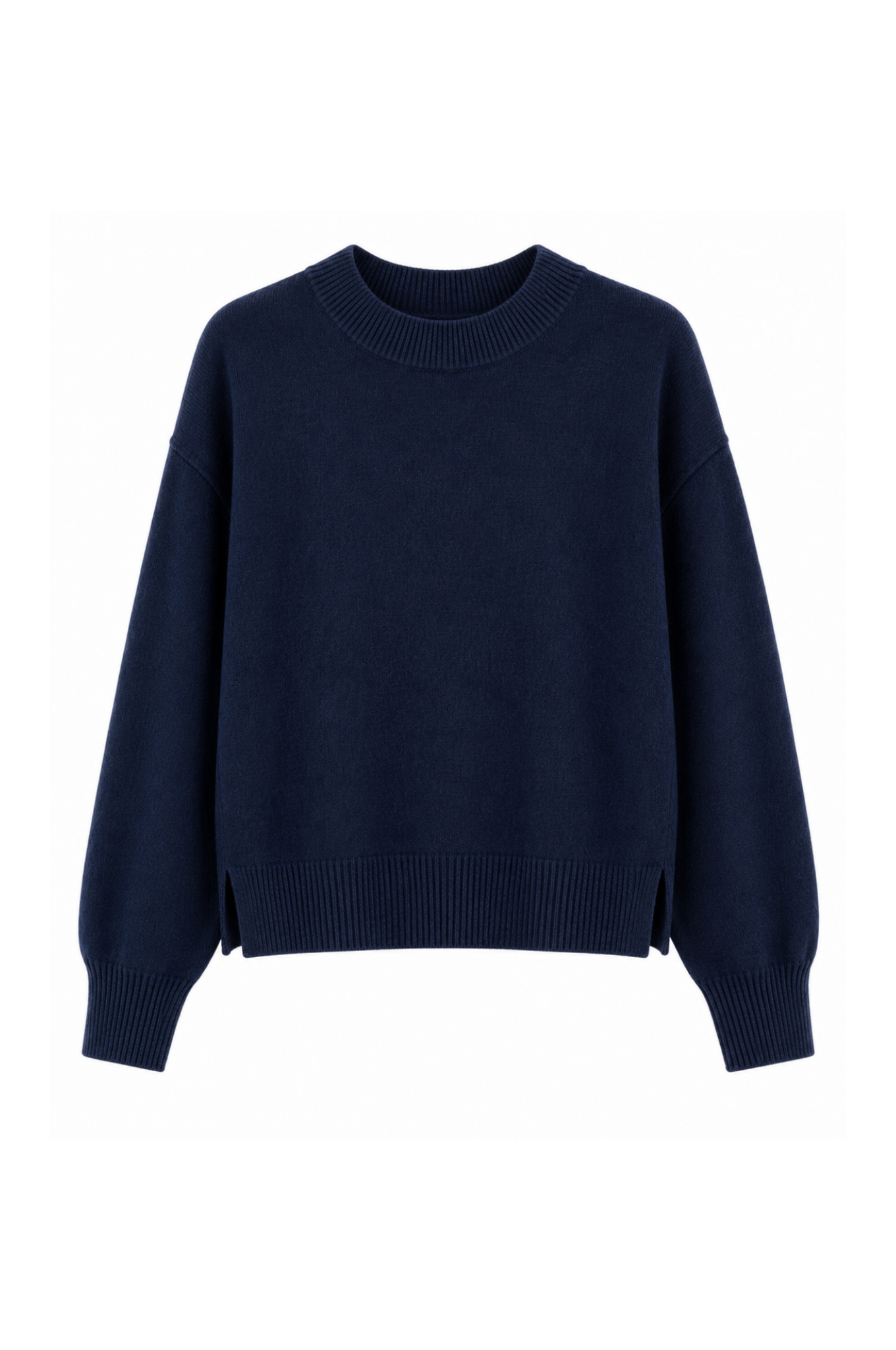 Pullover with slits Aurora - navy blue