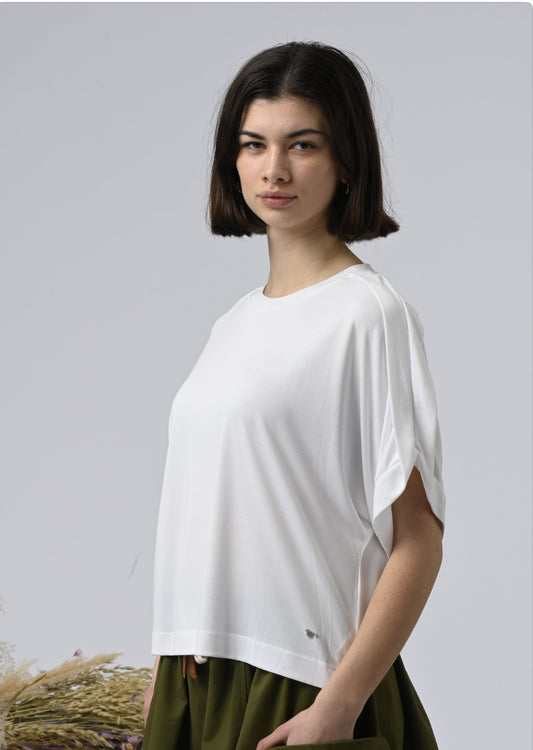 T-shirt delta - blanc