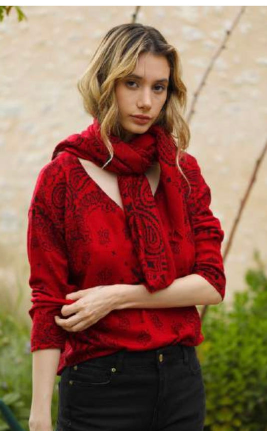 Foulard Elia - red