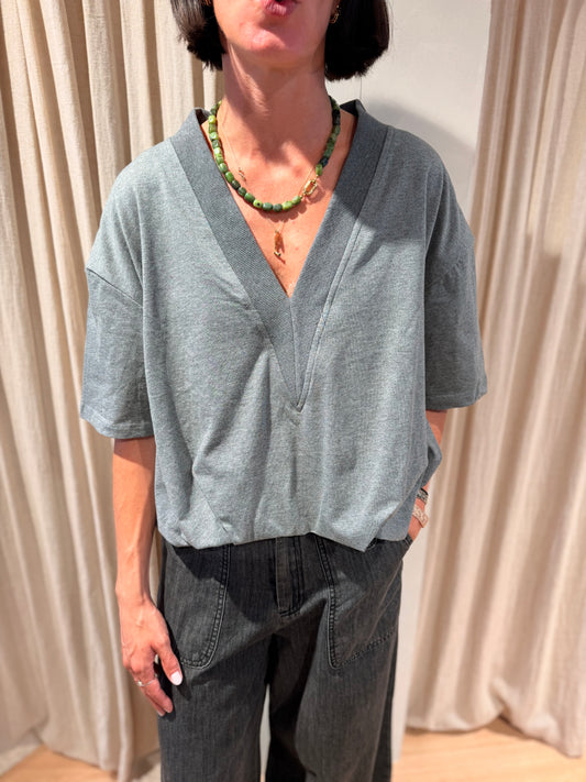 T-shirt thamila carbone