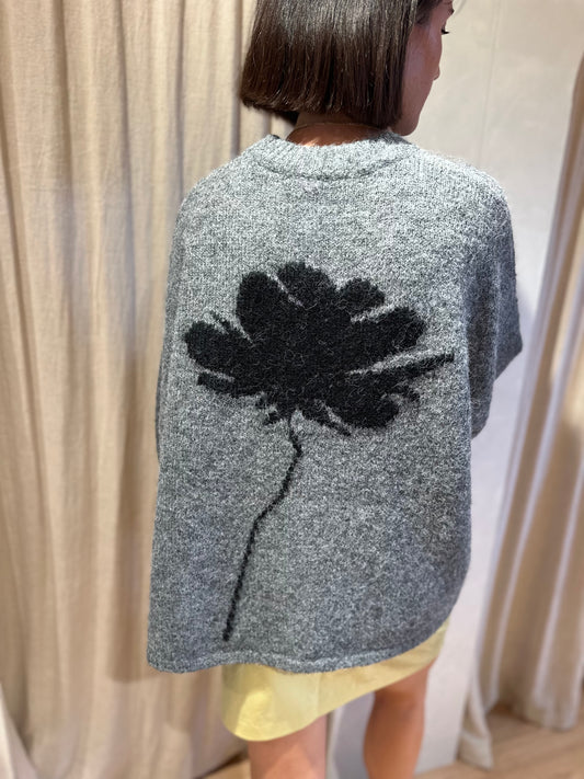 Oversizee ulva jumper flower