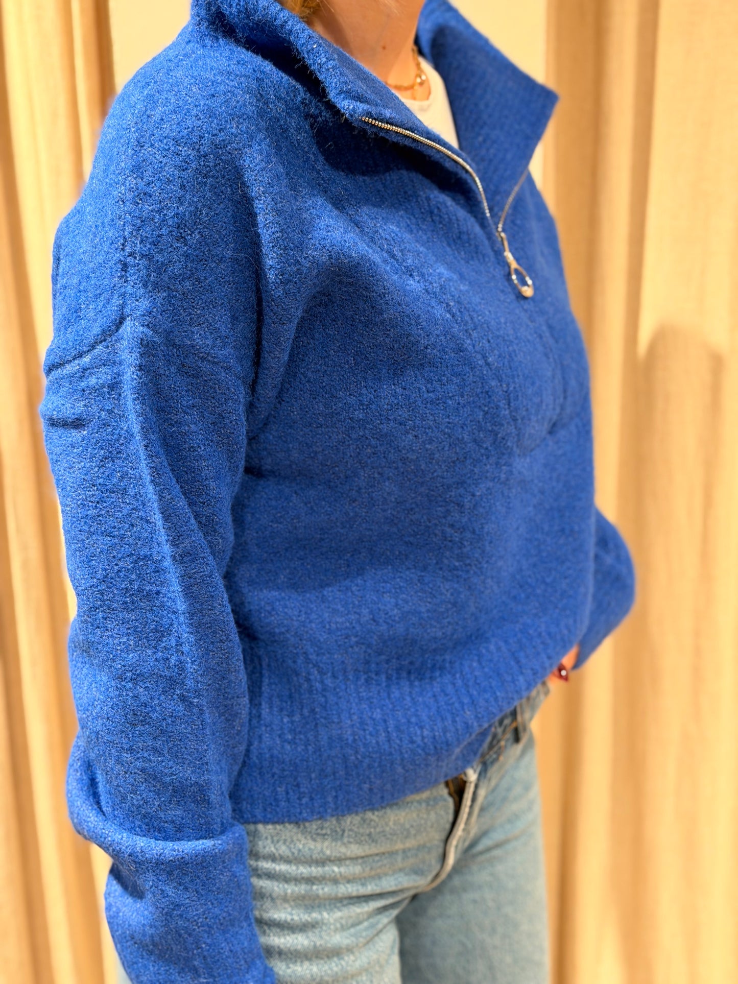 Pull Bronagh-Bleu électrique