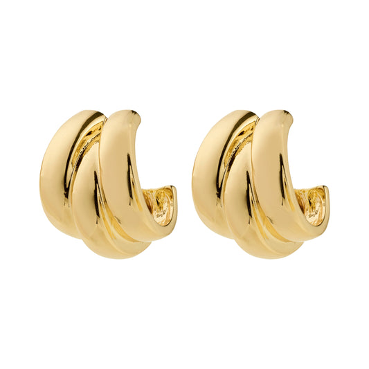 Boucles d'oreilles DAMIA plaquées or