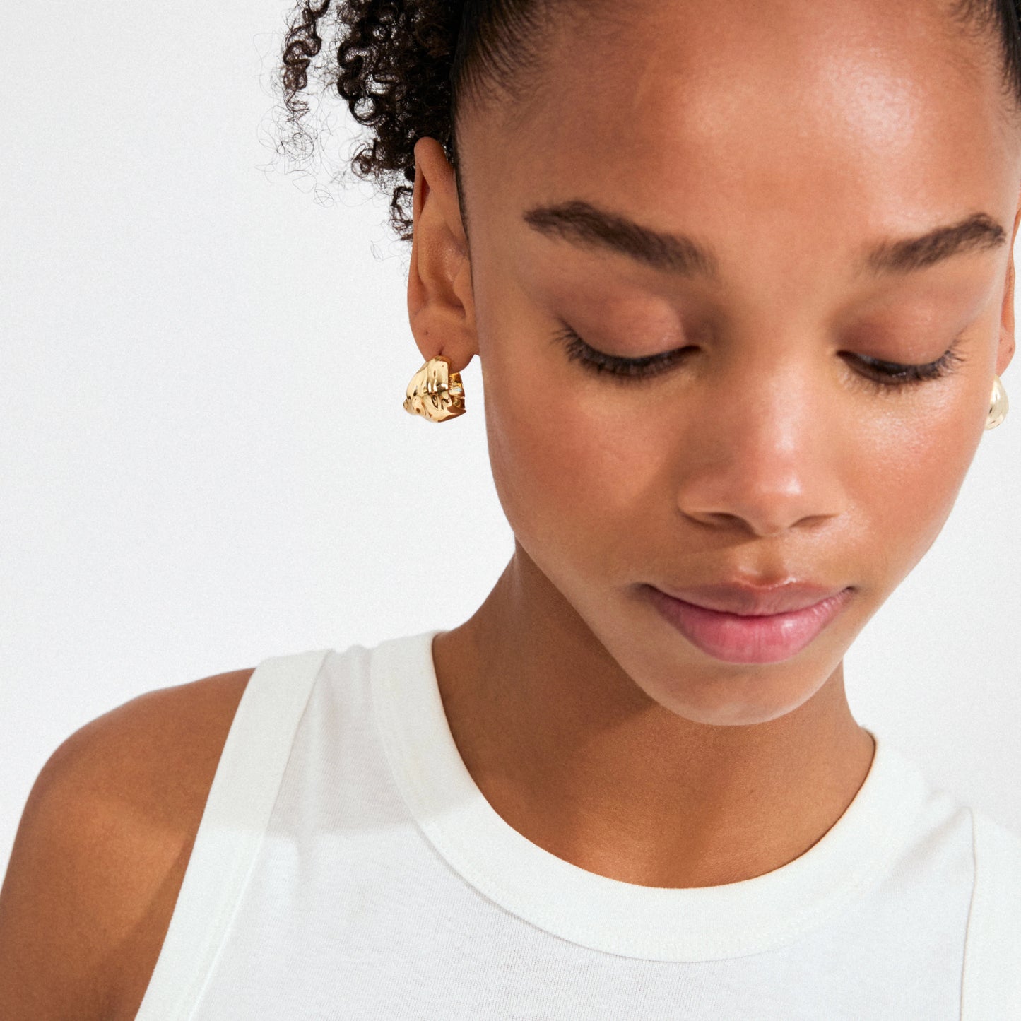 Boucles d'oreilles JOHNNIE plaquées or