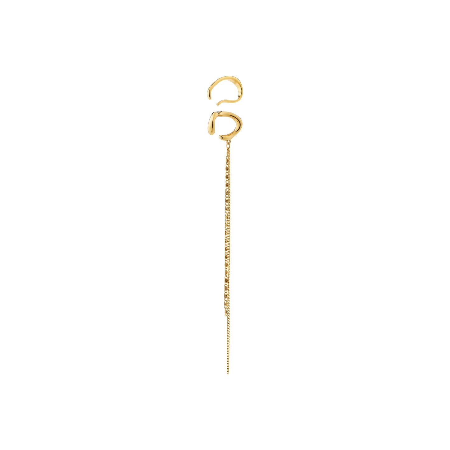 ear cuff EVON ensemble 2 en 1 plaquée or