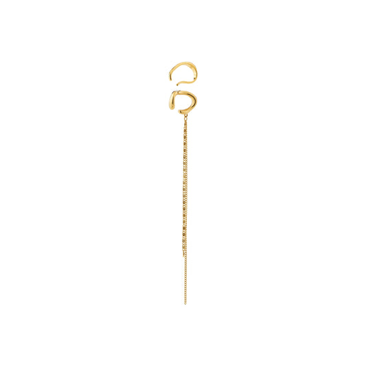 ear cuff EVON ensemble 2 en 1 plaquée or