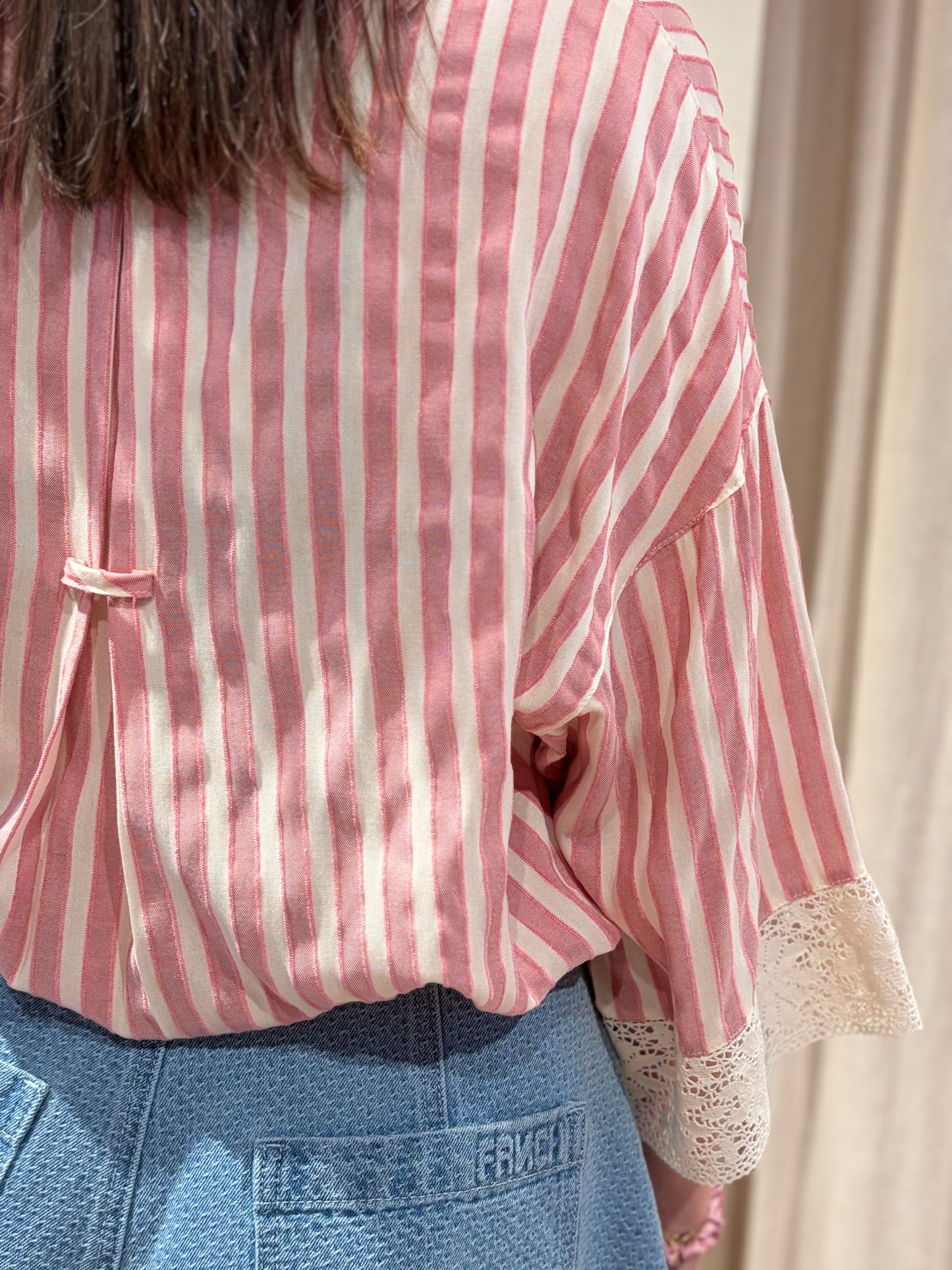 Top Idalie - Pink Stripes