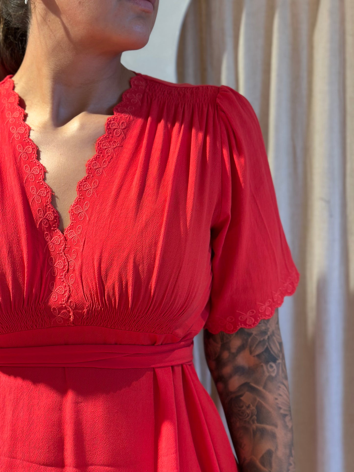 Robe isabelle - rouge