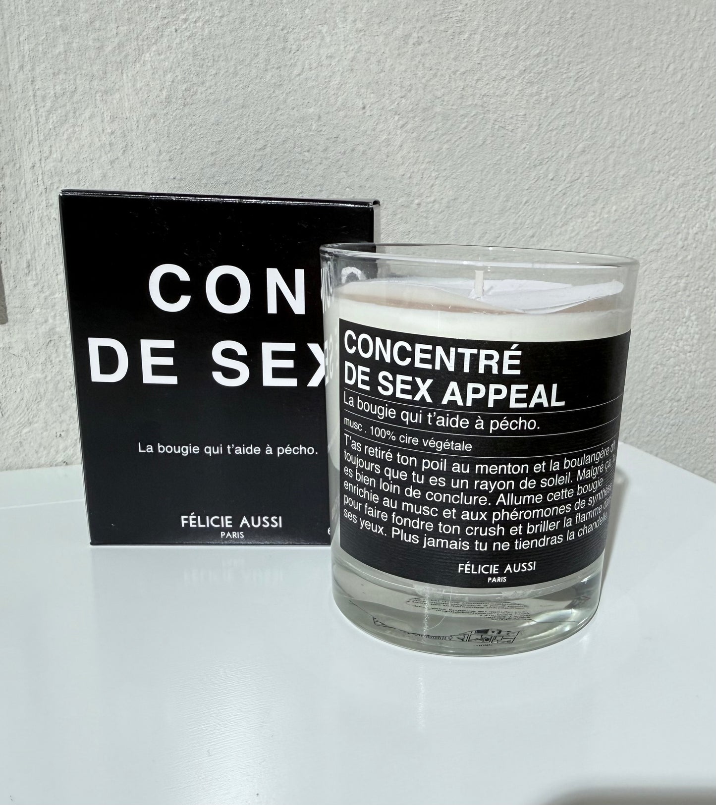 Bougie concentré de sex appeal