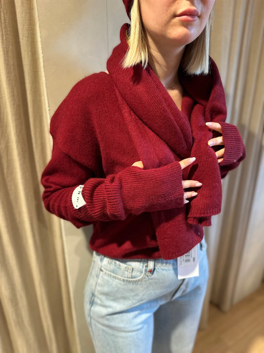 Mittens loveland - burgundy
