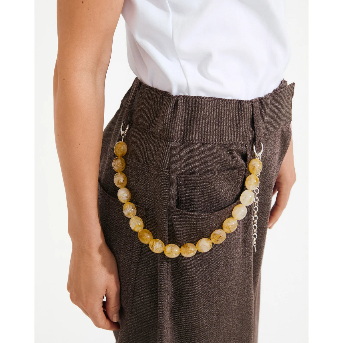 Collier STILL plaqué argent/jaune