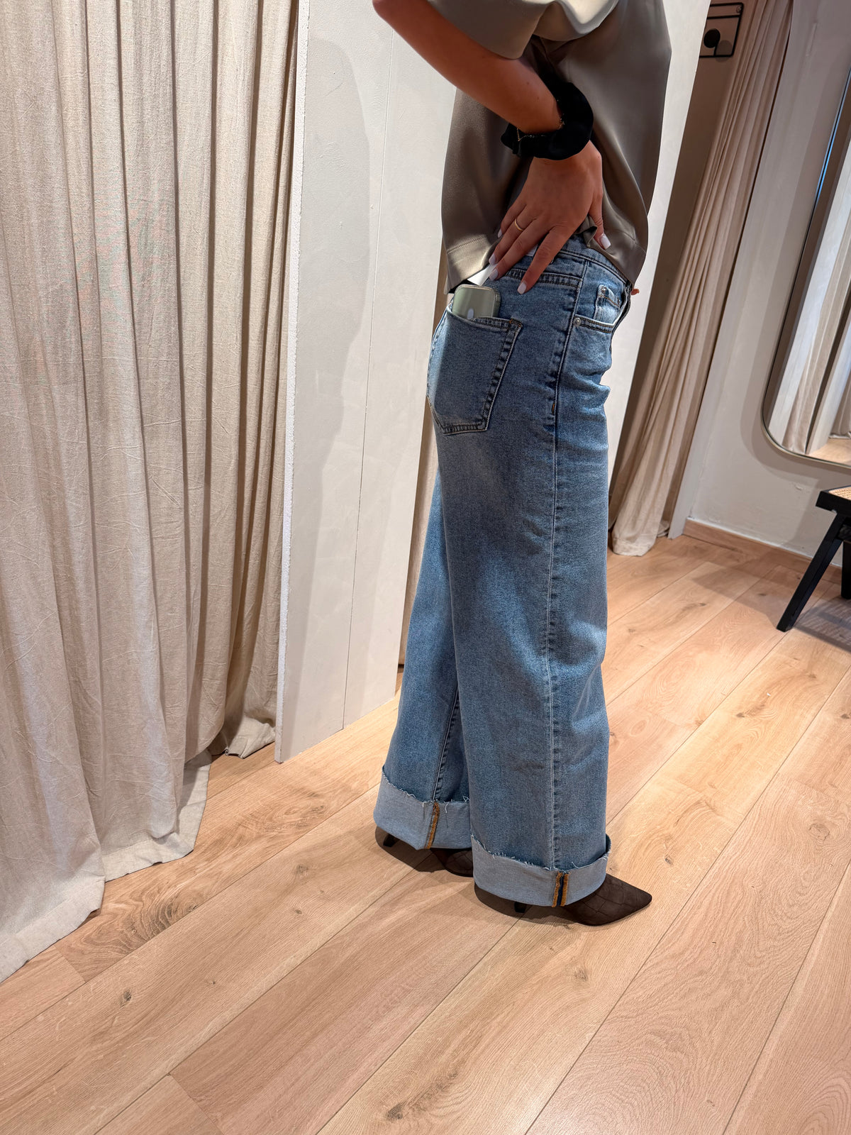 Loose fit jeans - true blue.