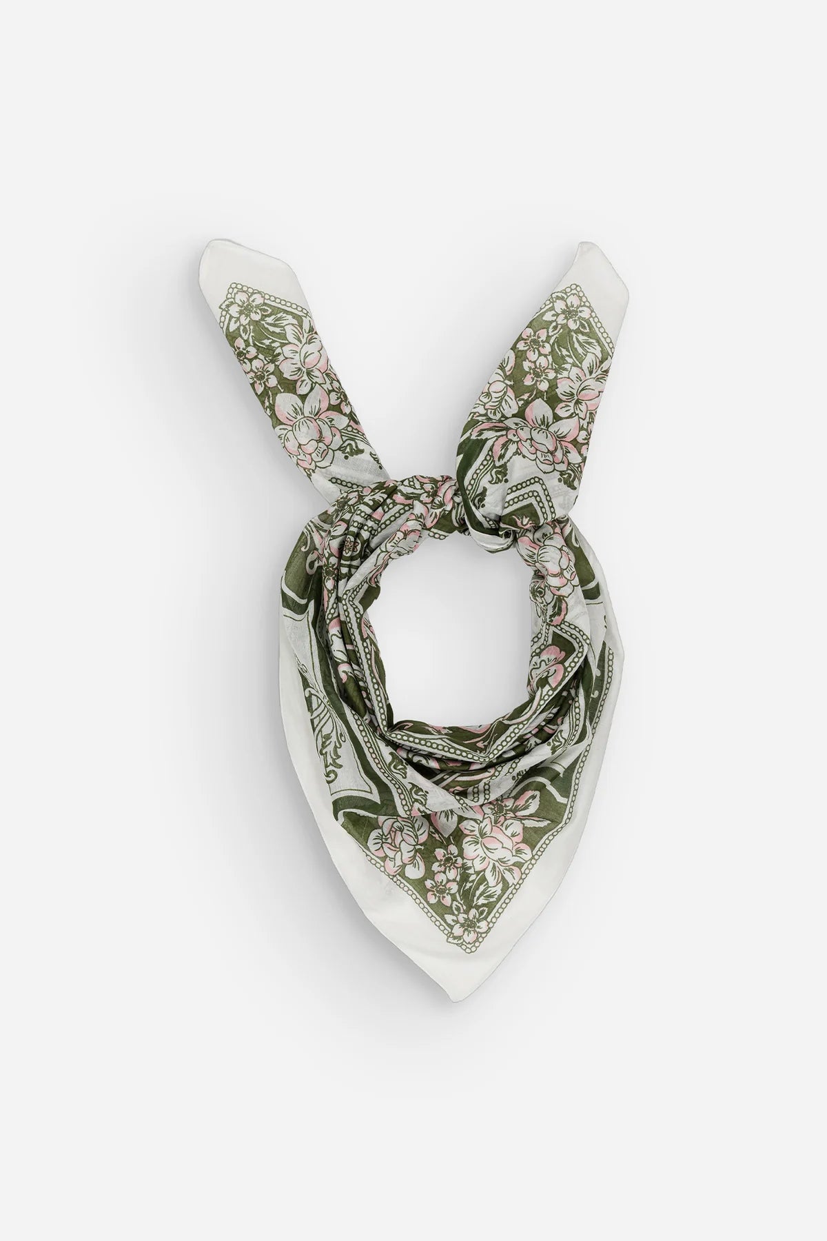 Bandana Mosaic Lichen Green WS
