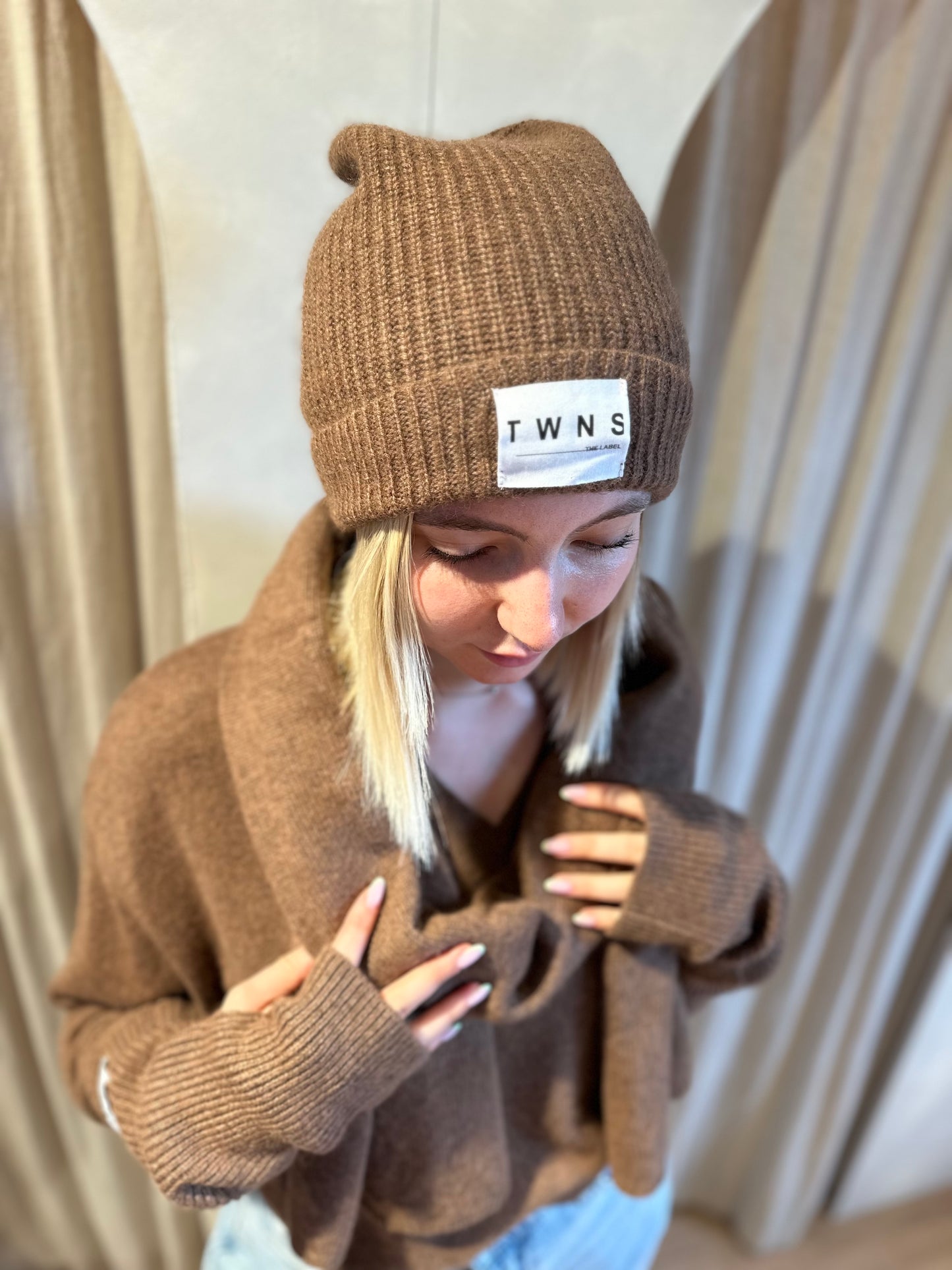 Bonnet littleton - chocolat