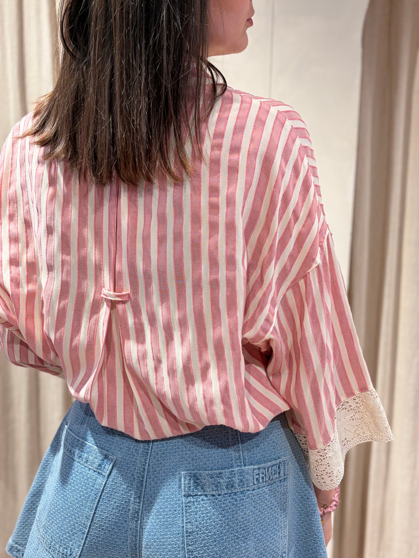 Top Idalie - Pink Stripes