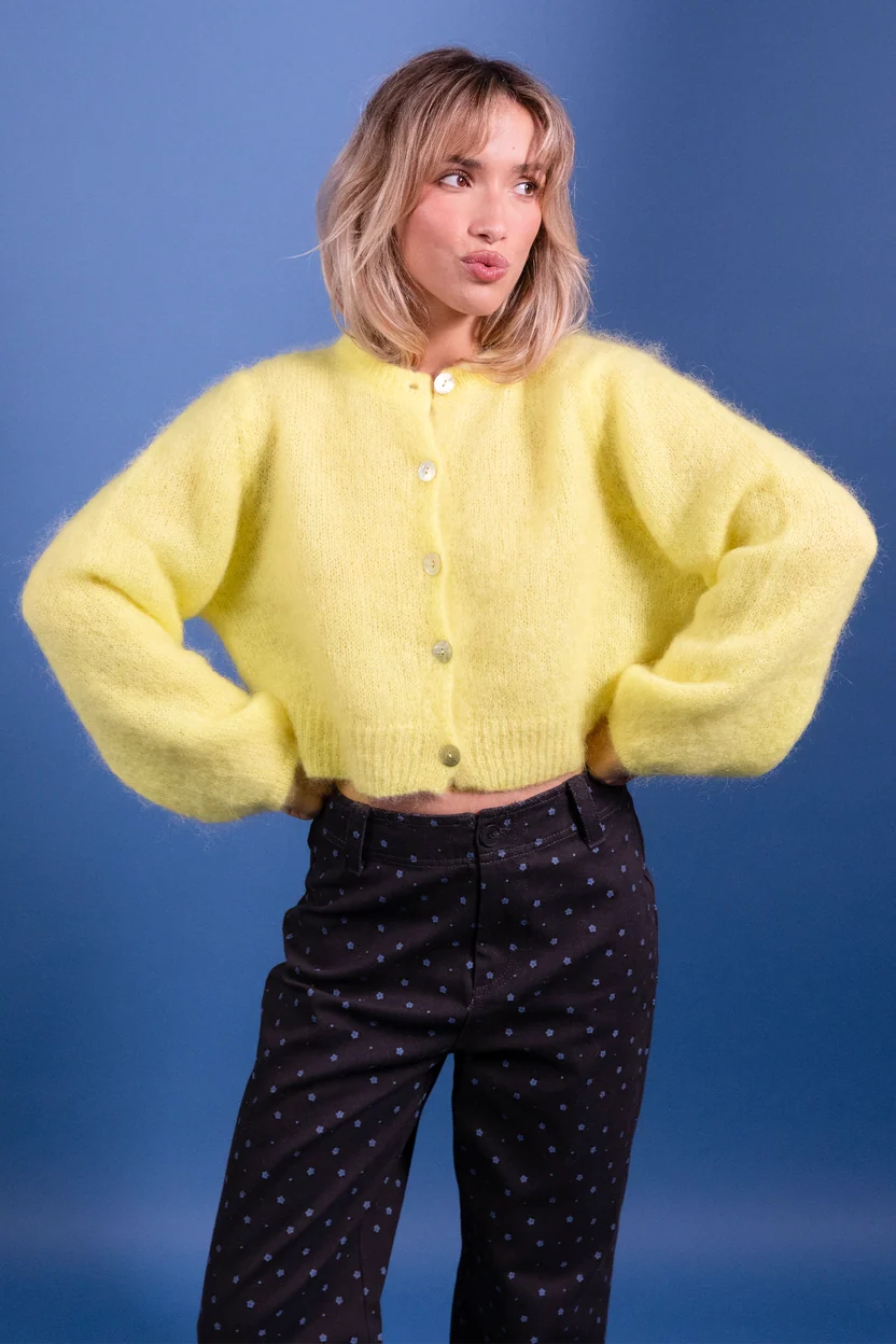 Pull Léa yellow