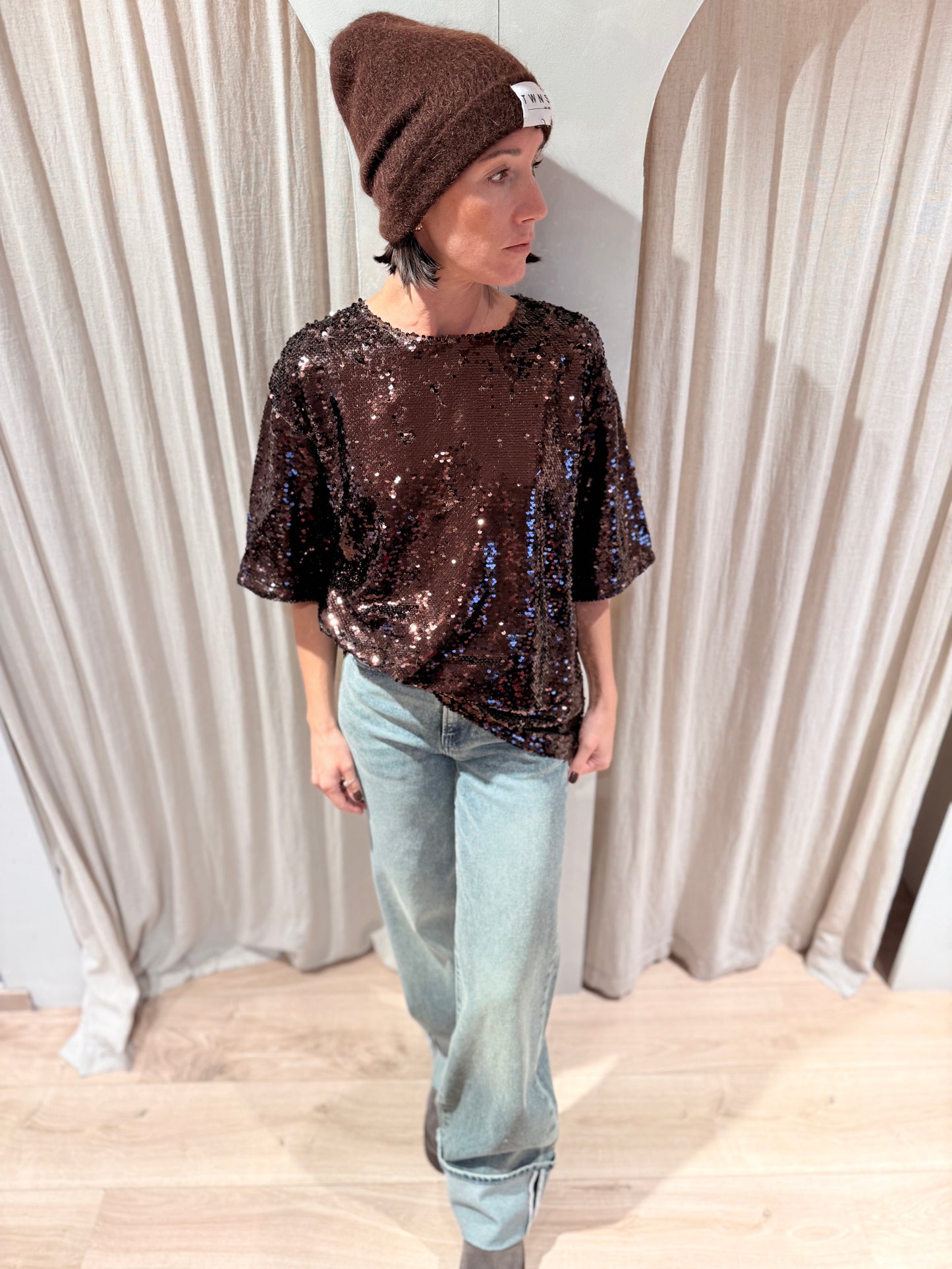 Janah t-shirt - rain drum