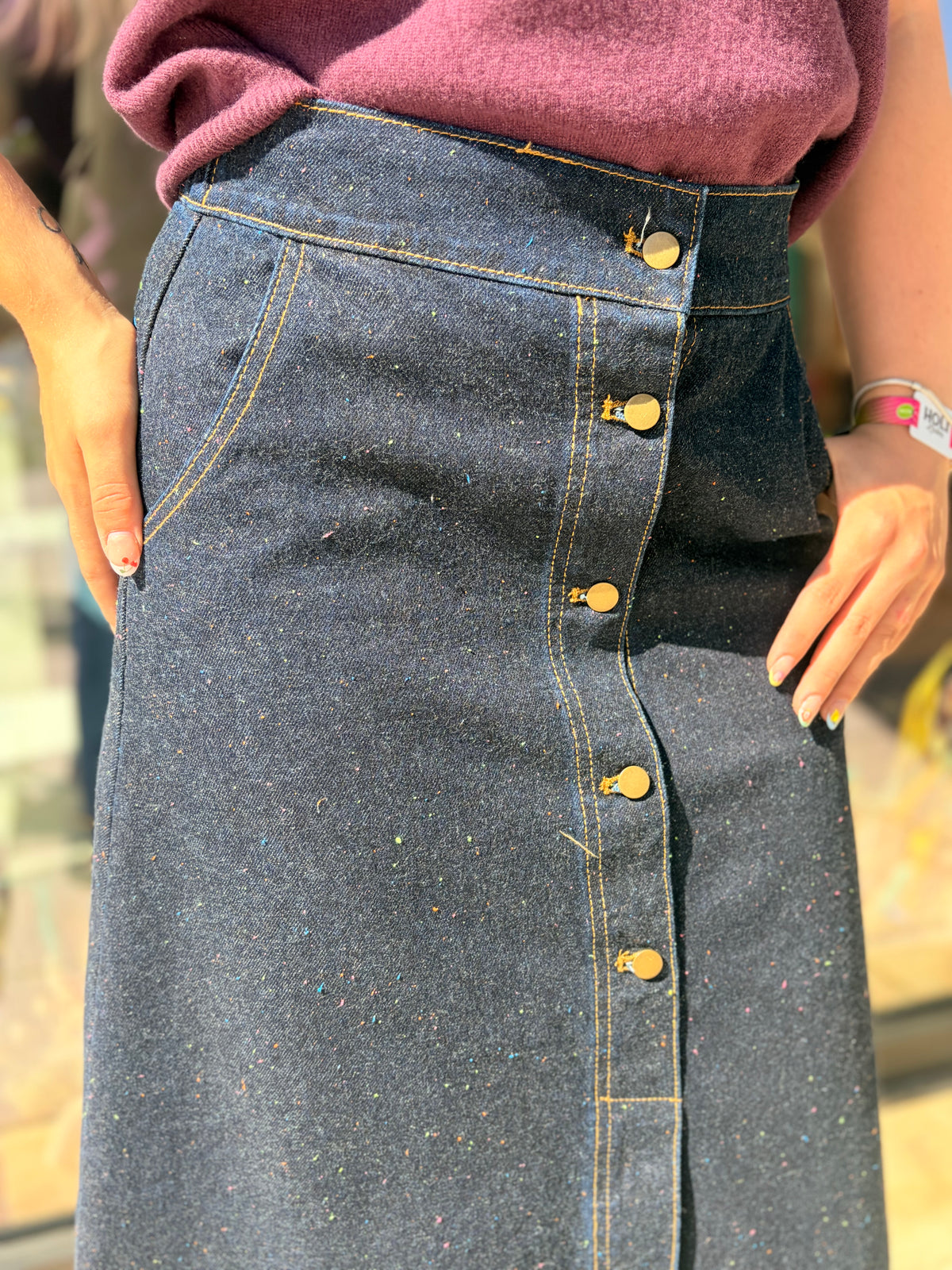Jupe Légende dark denim