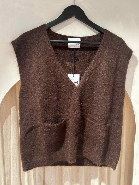 Cardigan castlerock - chocolat