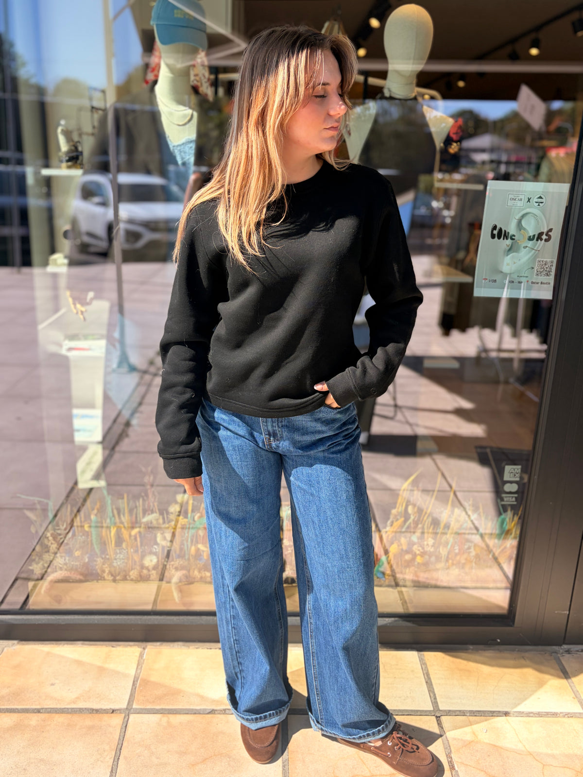 Sweat Nathalie - noir