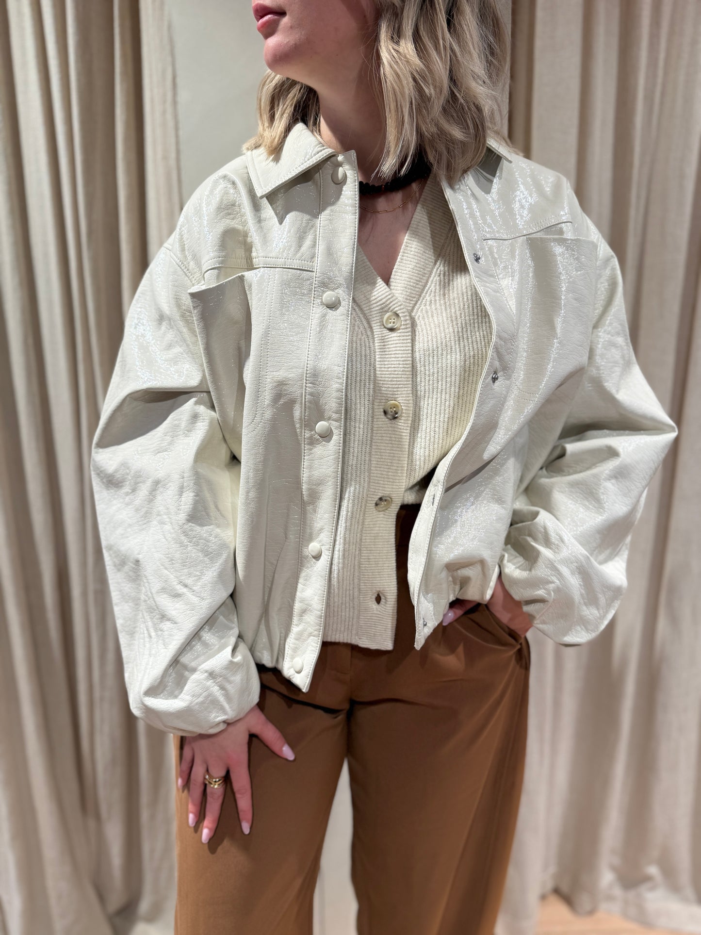 Tuck in jacket - Silver Birch