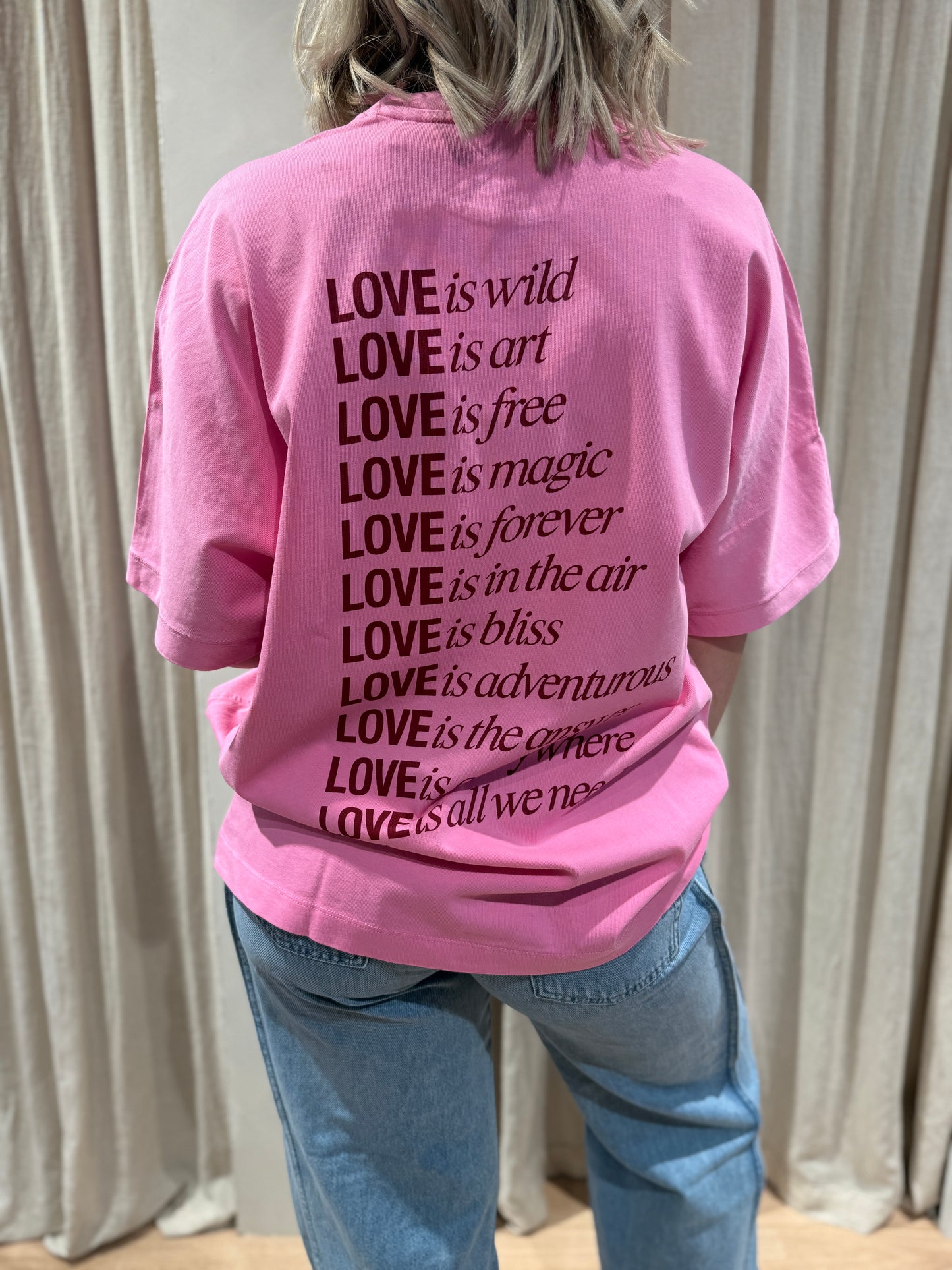 Oversized graphic T-shirt - Rosebloom