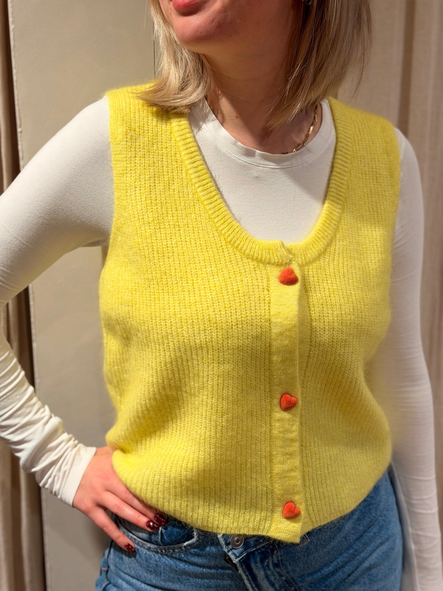 Gilet Oriane-poussin