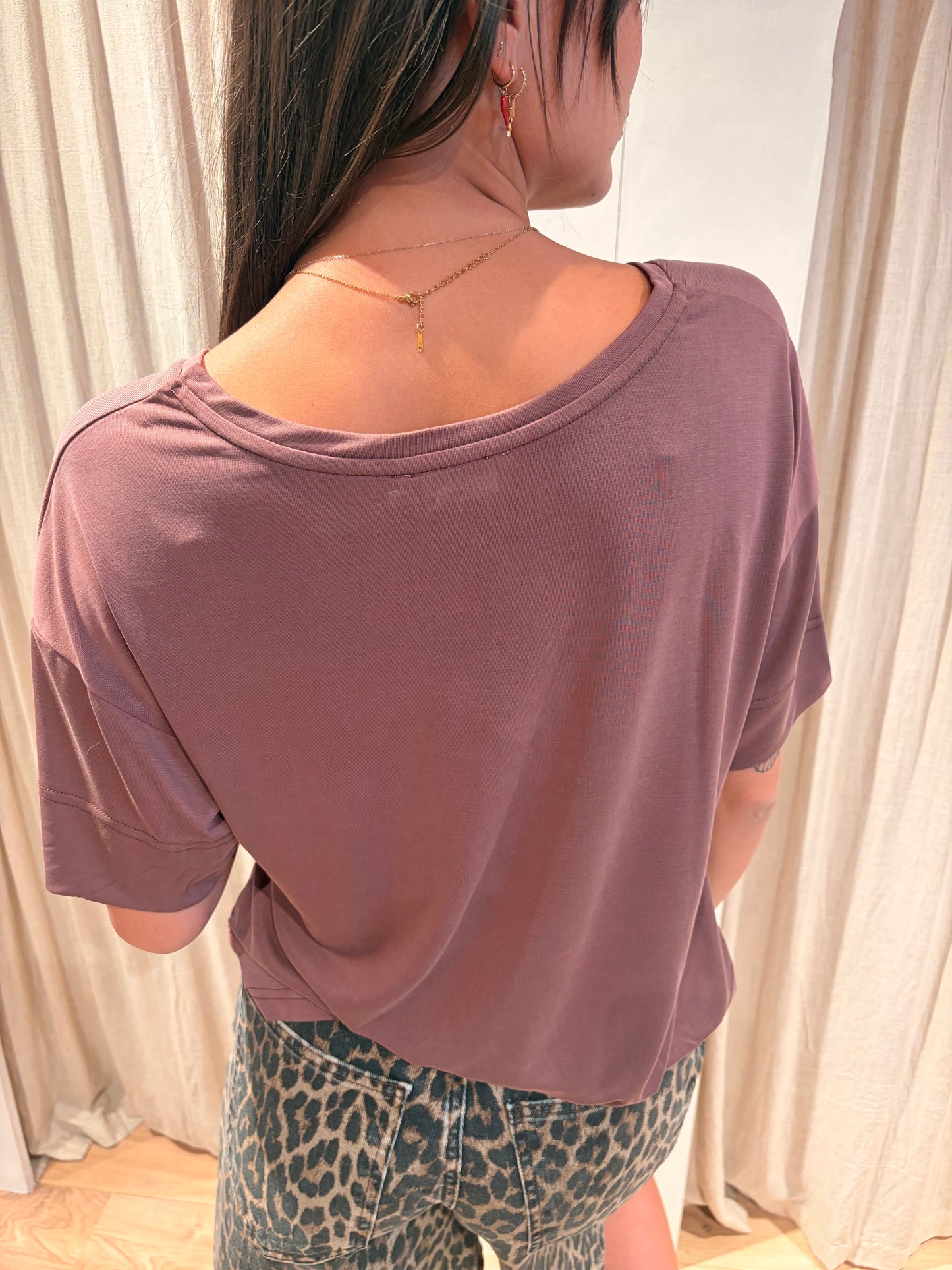T-shirt Anya chocolat