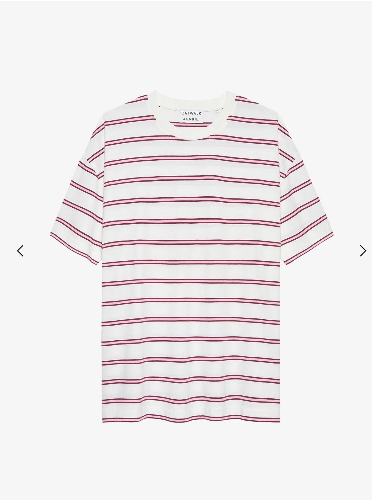 T-shirt Oversized striped - Rosebloom
